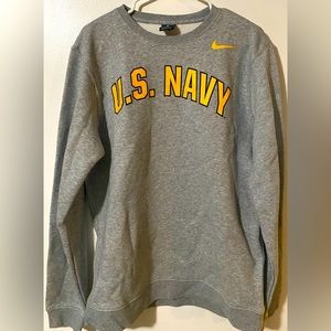 Large grey navy sweater